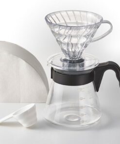 V60 Kahve Demleme Seti, Şeffaf