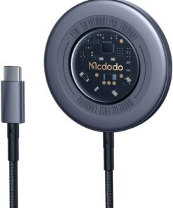 CH-2330 15W Magsafe İle Uyumlu Hızlı Şarj Cihazı - Koyu Gri
