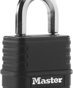 Lock Çinko, Termo Kaplama Yuvarlak Asma Kilit 50 Mm, Siyah