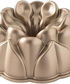 Ware Pişirme Kalıbı Magnolia Bundt Alüminyum Altın, 25,1 cm x 25,1 cm, NW 93848