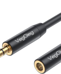 3.5mm TRSS Aux Kulaklık Mikrofon Ses Uzatma Kablosu 1 Metre