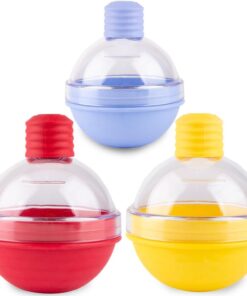 HOME 3lü Büyük Buz Kalıbı, Yuvarlak Buz Kalıbı, Buz Küpü Kalıbı, Silikon Buz Kalıbı, Küre Buz Kalıbı