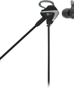 HT105 3.5mm Jacklı Kulak İçi Çıkarılabilir Mikrofonlu Mobil ve PC için Yüksek Bass Mikrofonlu Oyuncu Kulaklık Siyah
