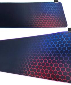 80x30cm Büyük Boy Xxl Resimli Desenli Mousepad Rgb Led Işıklı Gaming Gamer Oyuncu Mouse Pad (PETEK)