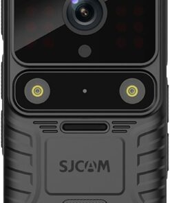 A50 GPS Ultra Gece Görüşü H.265 Vücut Kamerası Güvenlik Polis Ekipmanı IP65 4K UHD Video 2” Dokunmatik Ekran 2250mAh Batarya 20MP Siyah