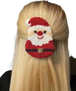 Handmade Punch Yılbaşı Koleksiyonu Noel Baba Klips Toka asyaNM303