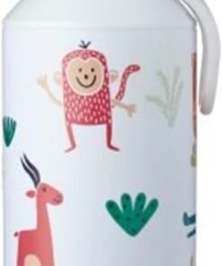 Su Şişesi 400 ml, Hayvan Desenli