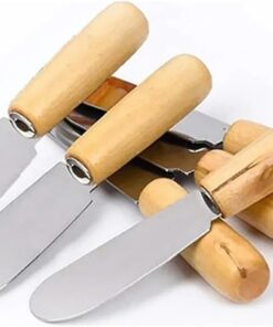 Terayağ Bal Çikolata Bıçağı, 6 Lı Ahşap Saplı Kahvaltı Spatulası