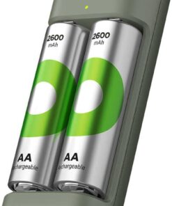 E221 USB Pil Şarj Cihazı 2 Adet 2600mAh AA Kalem Pilli Set