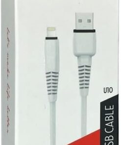 Şarj Kablosu 3.0A İphone to USB Hızlı Şarj Kablosu Torima U10, Beyaz