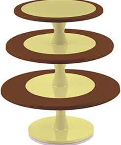 Hula Up Brown Xxl Multiplayer - Kahverengi Xxl 3 Katlı Sunum Tabağı