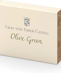 von Faber-Castell Dolma Kalem Kartuşu 6'lı Zeytin Yeşili