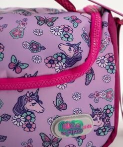 Kids Unicorn Sevimli Kelebek Temalı Kız/Erkek Çocuk Beslenme Çantası