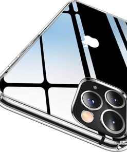 İphone 11 Pro için Ultra Şeffaf Yumuşak Silikon Kılıf Cam Şeffaflığında Görünüm ve Cihaza Tam Oturan Tasarım