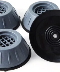Çamaşır Makinesi Anti-Titreşim Pedi Gürültü Önleyici Kaymaz 4 cm Titreşim Engelleyici 4'lü Set