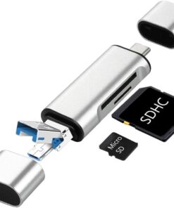 Type C Usb Kart Okuyucu Micro Sd Card Reader Çevirici Dönüştürücü Adaptör