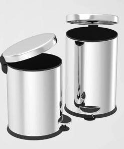 Pedallı Çöp Kovası 3 LT Krom (NV1001)