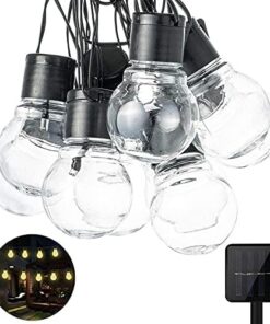 Solar 10Led Ampül 8 Mod 3.5Mt Güneş Enerjili Dış Bahçe Aydınlatma Dekorasyon Günışığı