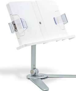 STD007 Okuma Açısı Ayarlı Koruma Kıskkaçlı Alüminyum&ABS Kitap/Tablet/Dergi Standı Modern Rahle