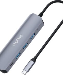 Type-C to HDMI Type-C PD 2*USB 2.0 + USB 3.0 Çoklayıcı Dönüştürücü Hub