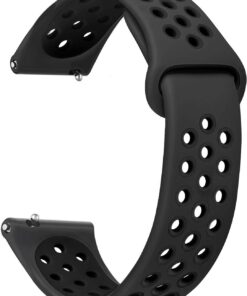 Xiaomi Watch S1 için Rainbow Gently Band Kordon Siyah [Watch S1 ile Uyumlu Kordon - Siyah]