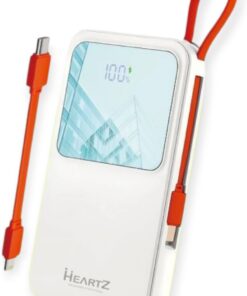 H23 20000 MH PD 20W ve USB 22.5W FAST HIZLI ŞARJ DAHİLİ TYPE C VE LİGHTNİNG KABLOLU DÜNYA STANDARTLARINA UYGUN POLYMER BATARYA BİREBİR AMPER LCD GÖSTERGELİ POWERBANK