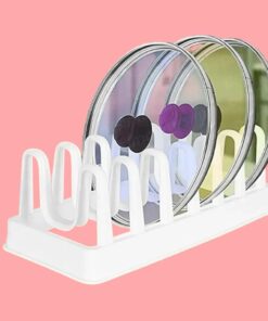 Bölmeli Plastik Tabaklık Kurutmalık Tencere Kapaklık Düzenleyici Organizer Düzenleyici