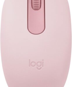 M196 Bluetooth Kablosuz Mouse, Dizüstü Bilgisayarlar, Tabletler ve Daha Fazlası için Kompakt ve Taşınabilir Mouse, 12 Aylık Pil, Akıcı İzleme, PC, Mac, Windows ve macOS ile Uyumlu, Pembe