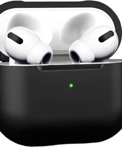 LABS Airpods 4 Uyumlu DjPods Sert Malzemeli Dayanıklı Koruyucu Kilitli Kapak Askı Aparatlı Kılıf (Siyah - Siyah)