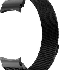 Samsung Galaxy Watch 7 44mm için Kordon Milano Loop Siyah [Galaxy Watch 7 44mm ile Uyumlu Kordon - Siyah]