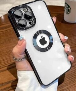 aks iPhone 14 pro uyumlu lens korumalı lazer kılıf siyah