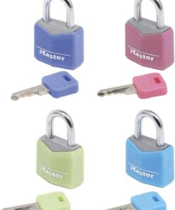 LOCK Küçük Asma Kilitler [Anahtar] [4'lü Set] [Aynı kilit? end] 9120EURQCOLNOP - sırt çantaları, bavullar, bilgisayar çantaları ve daha fazlası için ideal