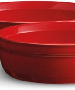Emile Henry, Set 2 adet, seramik 13 x 13 x 3,5 cm, seramik, Grand Cru, 8.5x8.5x7 cm