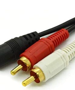 4654 3.5mm Stereo To 2 Rca Aux Tos Ses Kulaklık Kablosu, 1.5 m