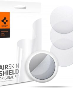 AirTag Koruyucu Air Skin Shield HD (Ön/Arka 4 Adet) Matte Clear - AFL03151