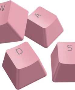 PBT Tuş Başlıkları +Spiral kablo (120 Çift Vuruşlu PBT Tuşu, USB-C'den USB-A'ya Kablo, Örgülü Fiber Kablo İçeren Razer Yükseltme Seti ABD Düzeni | Kuvars