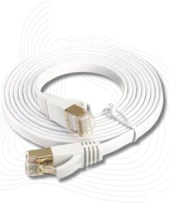 Lunatic 8049 Cat7 Rj45 Modem Internet Kablosu 0,5 Metre 10gbps 600mhz UÇLARI FABRİKASYON TAKILI Bilgisayar Modem İnternet Ethernet Kablosu (0.5 Metre)