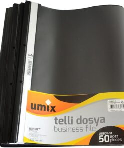A4 Telli Dosya 50'i Siyah