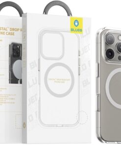 iPhone 16/16 Pro / 16 Pro Max Uyumlu Crystal Pro Drop Resistance Şeffaf Telefon Kılıfı (iPhone 16 Pro)