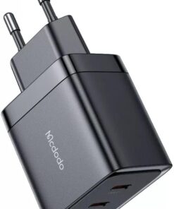 Ch-2501 40w Gan Typec Girişli Hızlı Şarj Adaptörü Siyah
