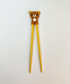 Chopstick Ve Chopstick Öğrenme Aparatı Kahverengi