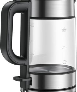 Electric Glass Kettle Black