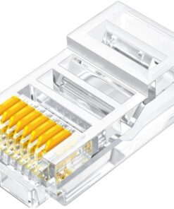 Plus PX-CAT460 Cat6 Jak, RJ45 Konnektör, Cat6 100 lü Paket