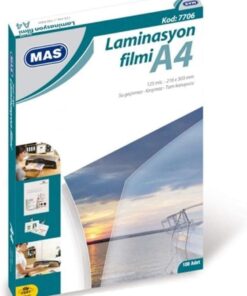 Laminasyon Filmi- 125 Mikron A4 100'lü Paket