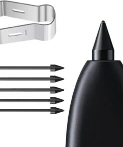 Samsung Galaxy Tab S10 Ultra X920 Pencil Uçları 5`li Paket Siyah [Galaxy Tab S10 Ultra X920 ile Uyumlu Dokunmatik Kalem Ucu - Siyah]