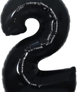 Balon Siyah 2 Rakamı 34 İnç 80 cm