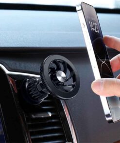 Mıknatıslı Araç İçi Telefon Tutucu Havalandırma Montaj Telefonu 360 Derece Döndürebilir Fonksiyonel Kullanım ve Kurulumu Kolay Cep Telefonu Tutucu ML216