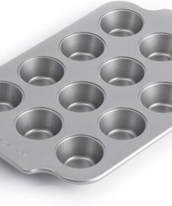 CC006067-001 12 Fincan PFAS içermeyen yapışmaz mini muffin tepsisi, alaşımlı çelik