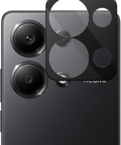 Xiaomi Redmi Note 13 Pro 5G Kamera Lens Koruma Camı V2 Siyah [Redmi Note 13 Pro 5G ile Uyumlu Ekran Koruyucu - Siyah]