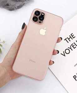 11007 Apple iPhone 11 ile Uyumlu Pro için Kılıf Eko PP Kapak, Rose Gold